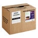 A cardboard box with a label for Makai Acai Soft Serve on it.