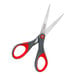 3M Scotch stainless steel precision scissors with red and dark gray handles.