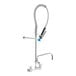 A Fisher pre-rinse faucet with a hose and pipe.
