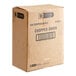 A brown McCormick Culinary cardboard box with black text and chopped onion inside.