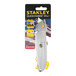 A Stanley Quick-Change steel utility knife with a yellow handle.