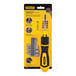 A Stanley yellow and black screwdriver set with nozzles.