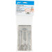 A plastic package with a metal tool inside for smoothing fondant.