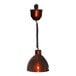 A Hanson Heat Lamps warmer with a smoked copper track fit.