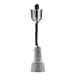 A silver Hanson Heat Lamp with a retractable white cord.