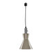 A silver Hanson Heat Lamp with a black cord.
