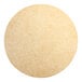 A Baker's Lane round unbleached Quilon-coated parchment pan liner. A close up of a round piece of light brown paper.