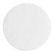 A white circle of Baker's Lane Quilon Coated parchment paper.