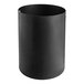 A black plastic cylinder with a white label.