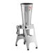 An AvaMix stainless steel heavy-duty tilting blender on a stand.