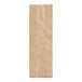 A brown Kraft paper bread bag with black lines on a white background.