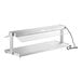 A ServIt stainless steel heated buffet warmer shelf with a wire.