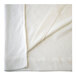 A close-up of a white waffle double layer bath robe with a white edge.