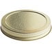 A 89/400 gold metal lid with a metal rim.