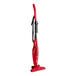 A Dirt Devil Simplistik 3-in-1 red vacuum cleaner with a black handle.