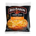 A bag of Red Baron deep dish cheese pizzas.