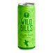 A green can of Wild Bill's Mojito Soda with text on it.