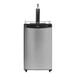 A stainless steel Danby beer dispenser with a black tap.