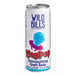 A can of Wild Bill's Craft Beverage Co. blue raspberry soda with a blue diamond logo.