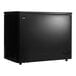 A black rectangular Danby chest freezer.
