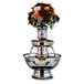 Apex 4003-04-GT Princess 5 Gallon 3 Tier SS Beverage Fountain with Gold Bow Tie Trim & Waterfall Set