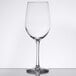 A Libbey Vina white wine glass on a white background.