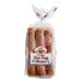 A package of Turano poppy seed hot dog buns containing 12 buns.