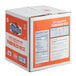 A white box of Parboiled White Rice with orange and white labels.