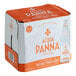 A box of 12 Acqua Panna Natural Spring Water 1 liter glass bottles.