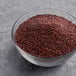 A bowl of red quinoa.