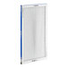 A white 3M Filtrete air filter with blue trim.