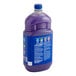 A purple Fabuloso container of lavender-scented liquid with a blue label.