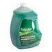 A bottle of Palmolive Ultra Professional Original Scent green liquid dishwashing liquid on a counter.