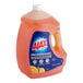 A case of 4 Ajax Ultra Professional Orange Scent Dish Detergent bottles with labels.