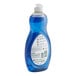 A blue bottle of Palmolive dishwashing liquid on a white background.