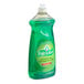 A green bottle of Palmolive dishwashing liquid with a green label.