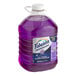 A large jug of Fabuloso lavender scented purple liquid.