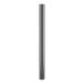 A long black metal cylindrical table base column.