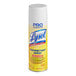 A case of 12 yellow cans of Professional Lysol Original Scent Disinfectant Spray.