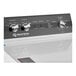 A white Speed Queen front load electric dryer with rear control and a dial.