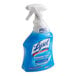 A blue and white bottle of Professional Lysol Disinfectant Bathroom Cleaner.