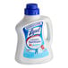A white Lysol Laundry Sanitizer bottle with a blue label.