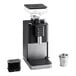 A black and silver HeyCafe Allround coffee grinder.