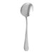 An Abert Matisse stainless steel soup spoon with a silver handle.