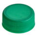 A dark green plastic tamper-evident cap.