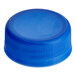 A Royal Blue plastic cap with a tamper-evident ring.