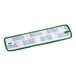 A white and green Lavex microfiber mop pad with the word Lavex in blue.
