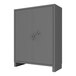 A grey metal locker with a ProLogic electronic lock.