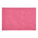 A white rectangle of pink SatinWrap tissue paper.