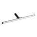 An Ettore Pro+ Super System 22" T-Bar Strip Window Washer with a black handle